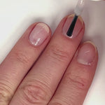 Load and play video in Gallery viewer, Video of Nails Being Painted with Sheer Pink Polish, Anne